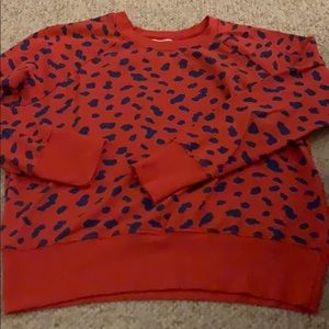Sundry leopard sweatshirt